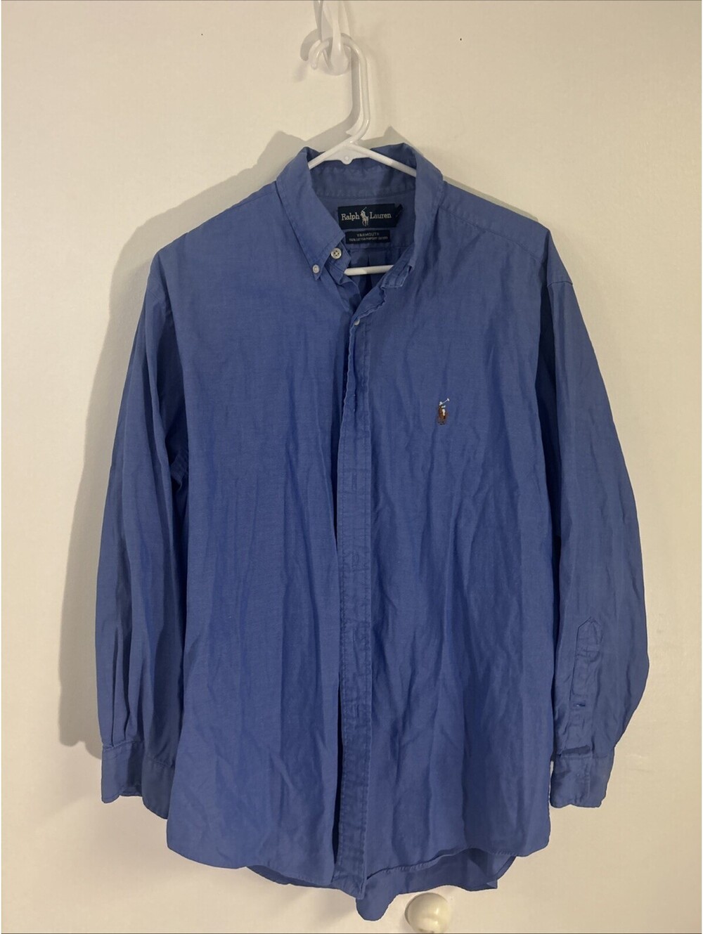 Ralph Lauren Button Up Shirt Blue Size 16-33